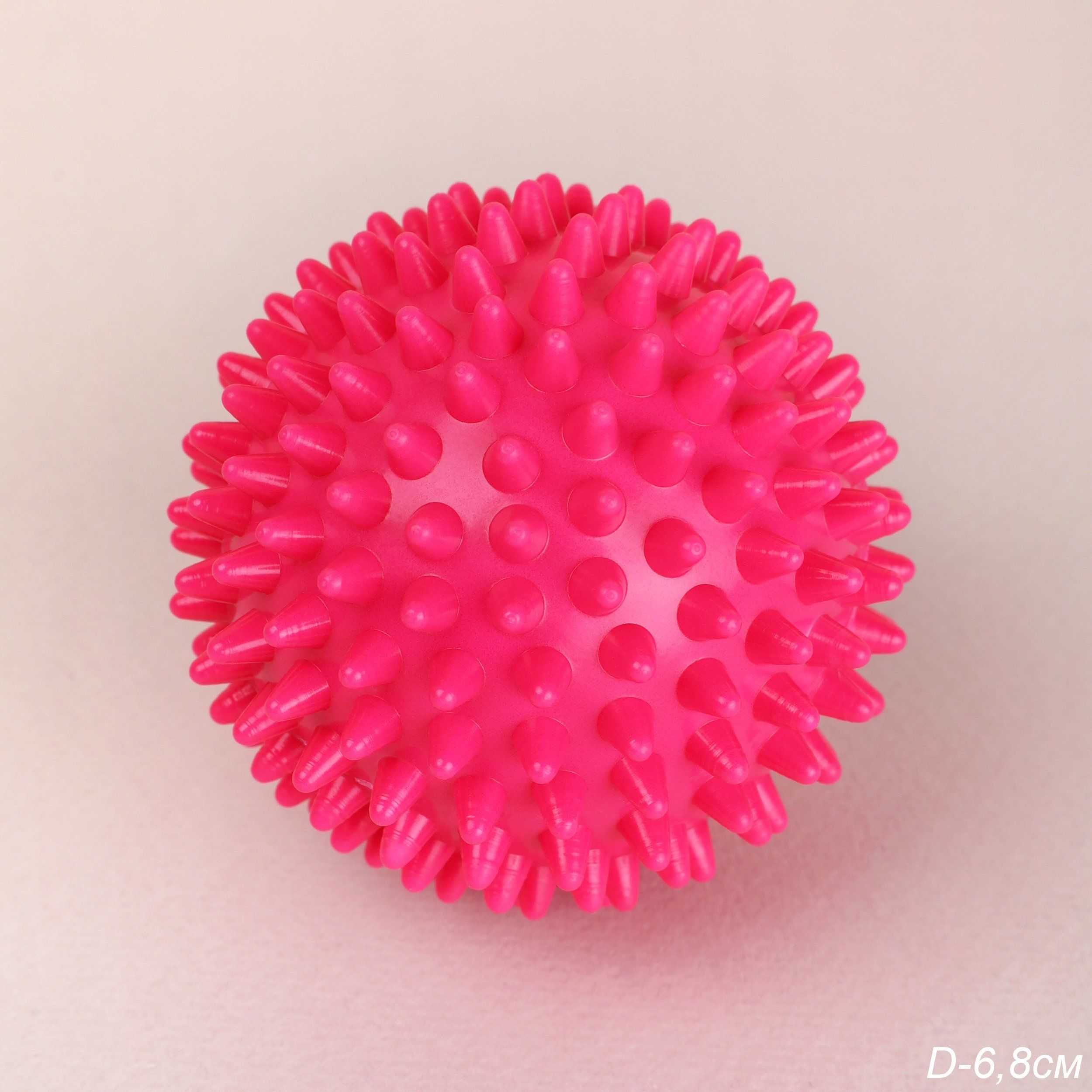Мячик массажный Woohooo Spiny 6,8 см, розовый Мячик массажный Woohooo Spiny 6,8 см, розовый
