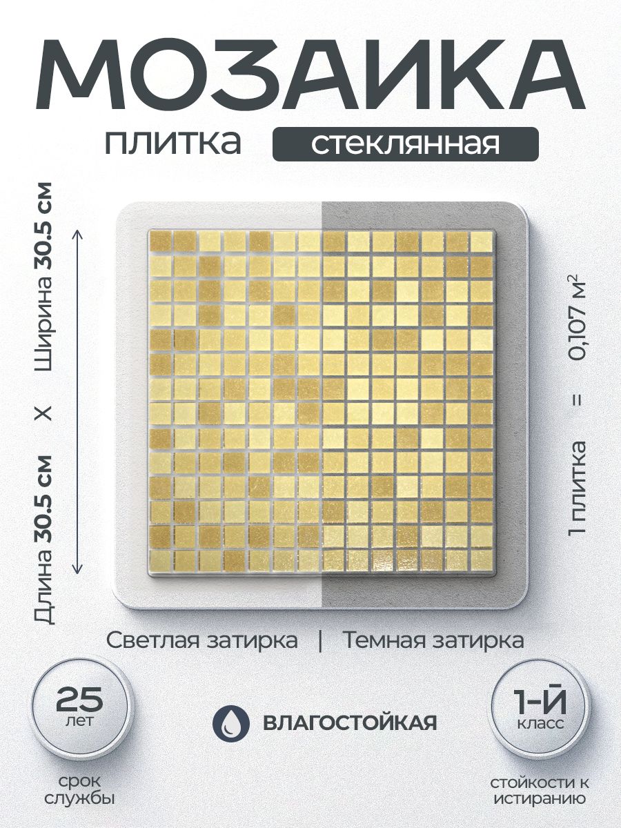 ПлиткамозаикадлякухниMIRO(серияEinsteinium№105)нафартукмоющаясявысокопрочнаядолговечная,размерплитки30.5х30.5см,упаковка1штуканасетке,0,107м2