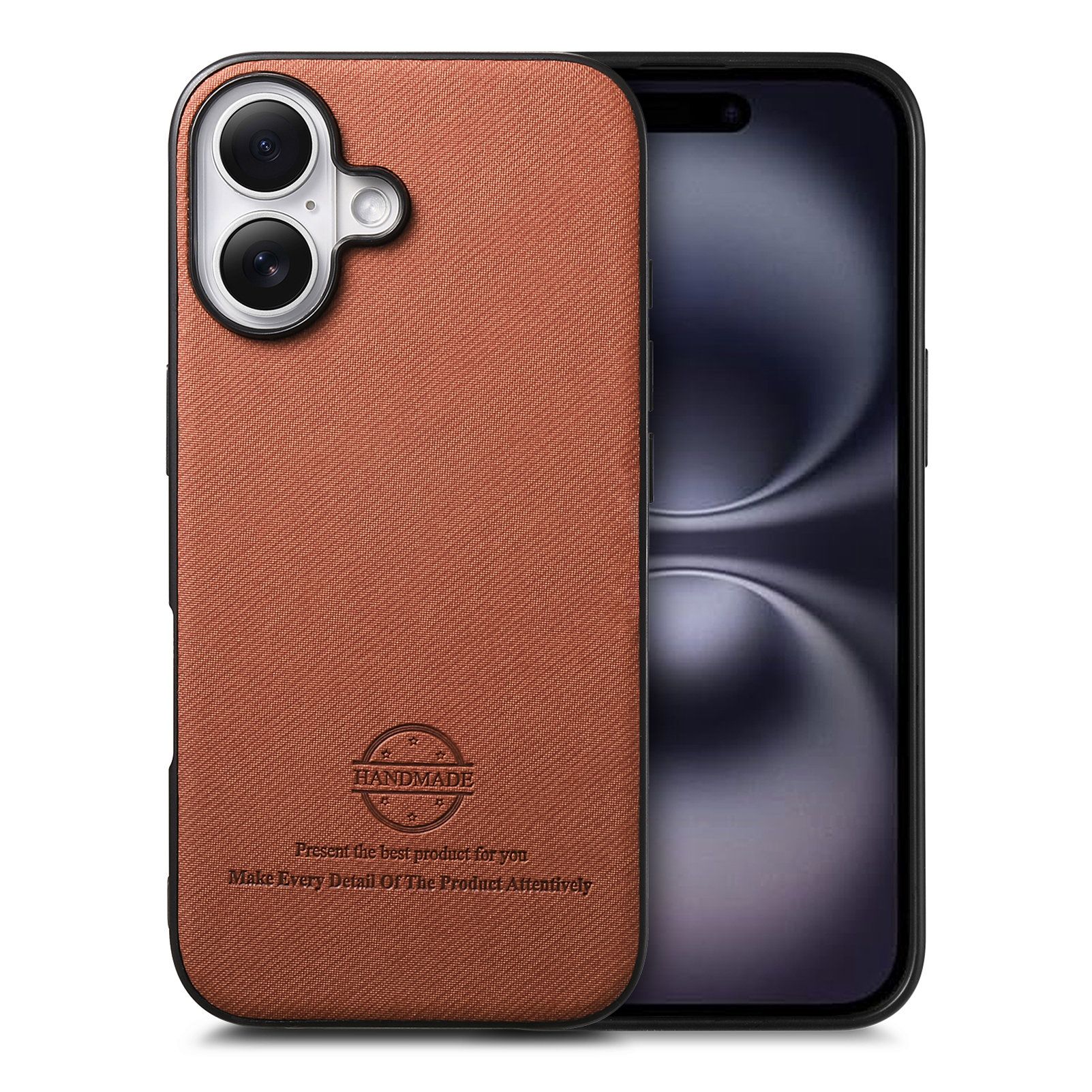 智能手机壳 用于 Apple iPhone 16 Plus, 热塑性聚氨酯, 棕色