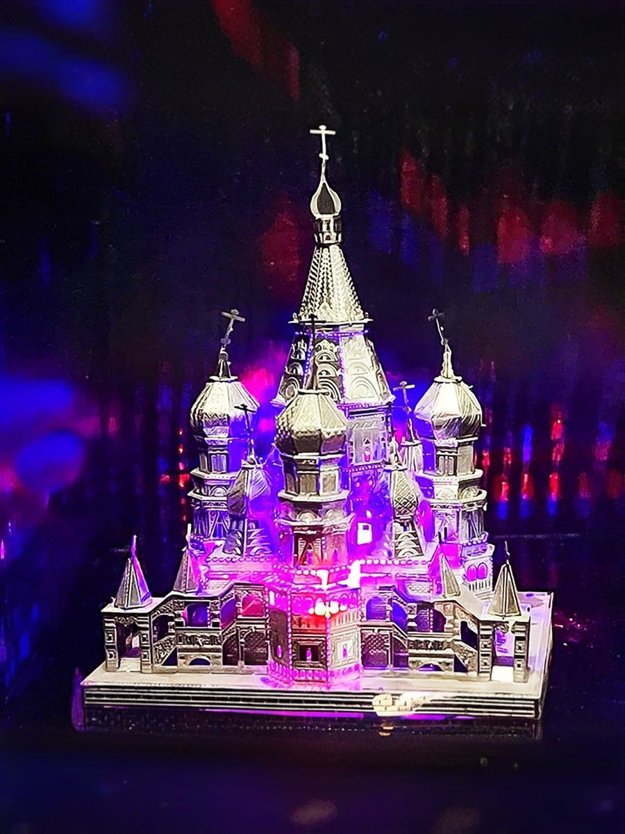 Василий(цветныеогни)/3DметаллическиеголоволомкиDIYВзрослыеигрушки
