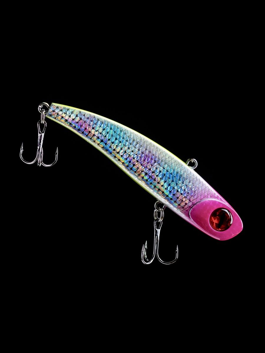 РатлинВибнафорель,кетаисудакаWhipHotдлязимнейрыбалки;раттлиннаокуня85мм24гр/цвет27