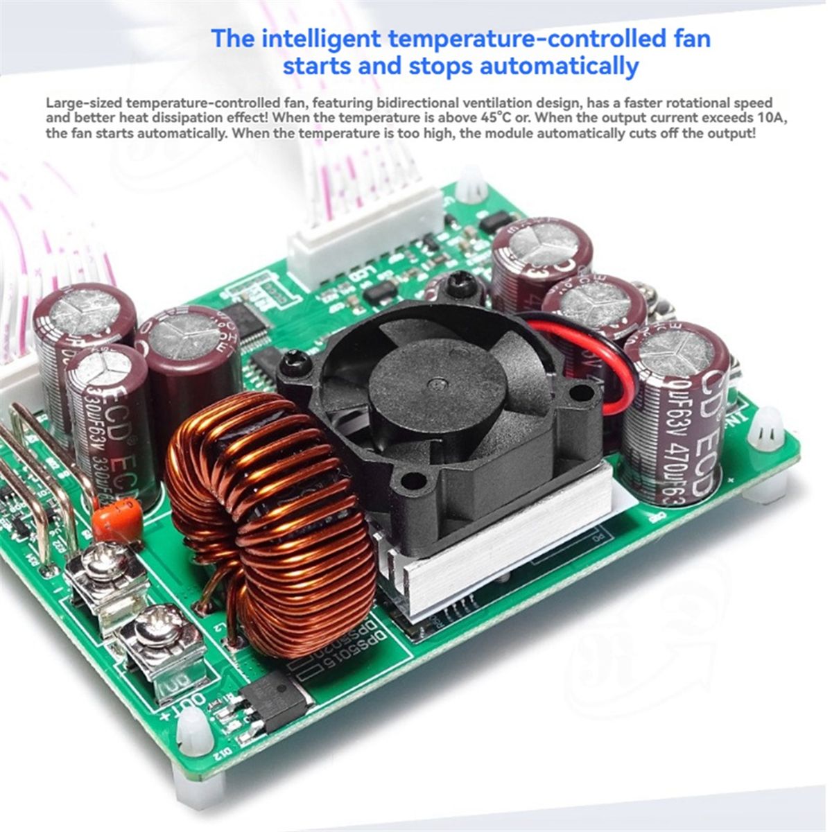DPS5020РегулируемыйПонижающийDC-DC-МодульПитания50В20А