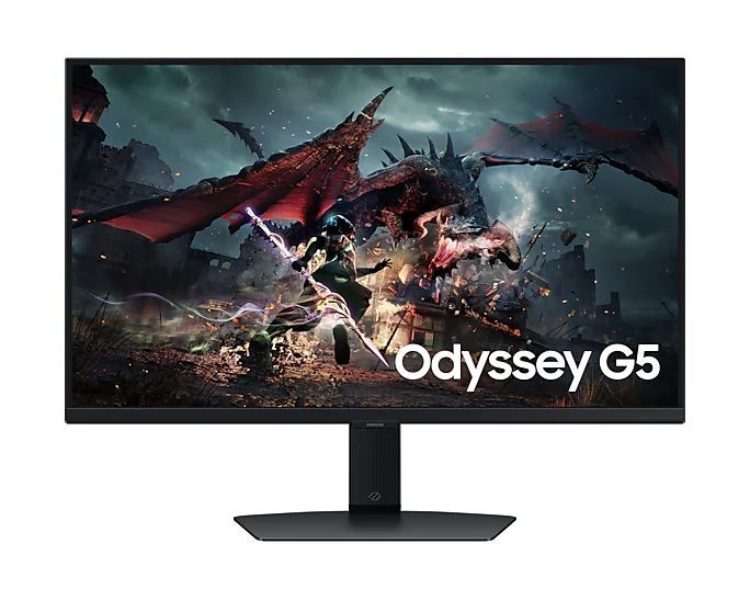 Samsung27"МониторOdysseyLS27DG500EIXCI,IPS,2560x14402K,180Гц,черный
