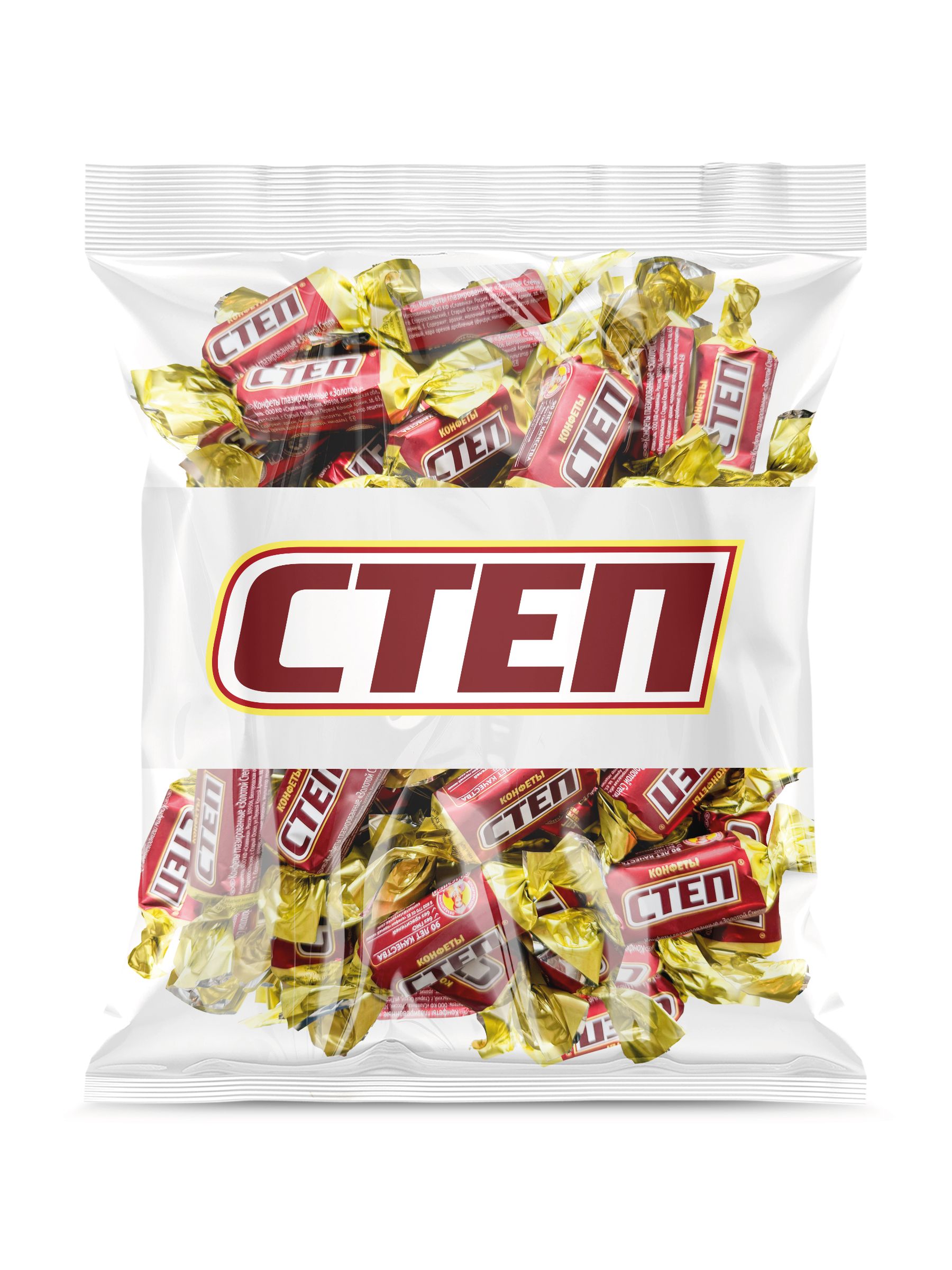 Конфеты шоколадные "Золотой степ" с арахисом, 1 кг