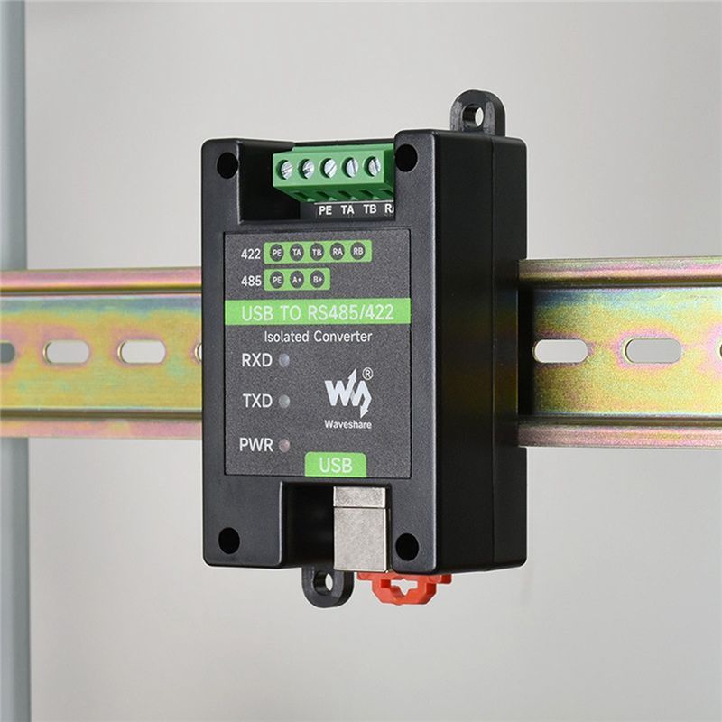 USB to RS485/422 Rail-Type Промышленный изолированный преобразователь ...