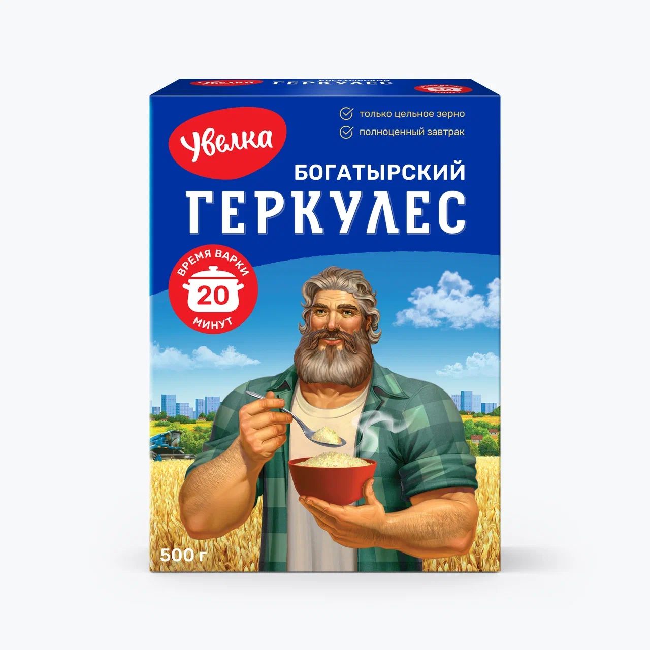ГеркулесУвелкаБогатырский20минут,500г