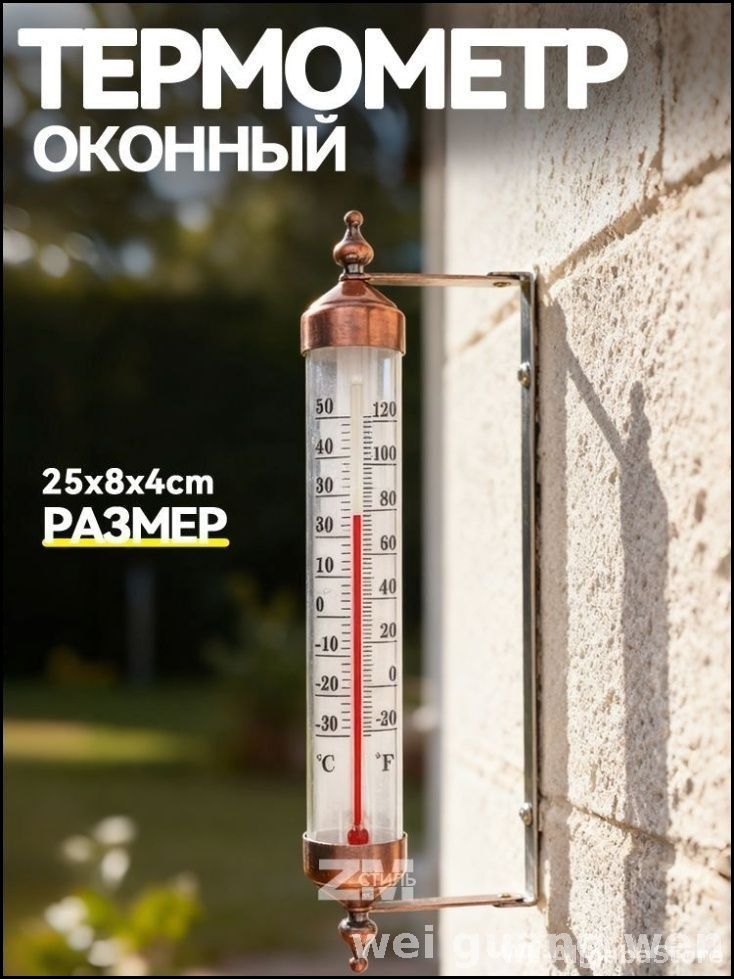 Бестселлероконный25х8.4х4.7смтермометр