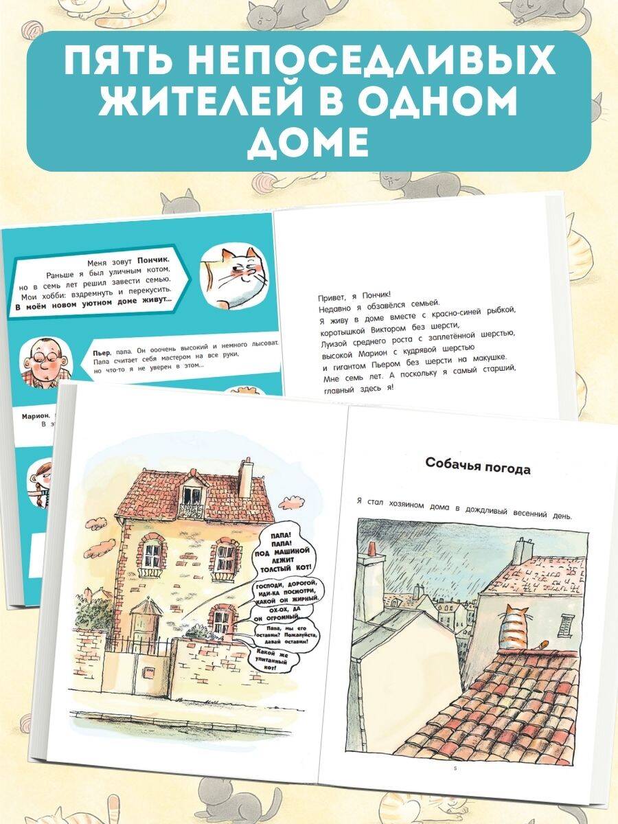 Кот Пончик. Дом кота | PEPERE LE CHAT T1 - LA MAISON DU CHAT - Ozon image 1