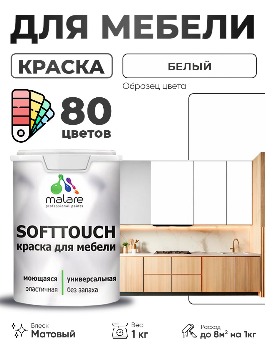 Стоит ли покупать Акриловая краска для мебели Malare SoftTouch для кухонных... в 2026 году? Жесткий разбор и мнения