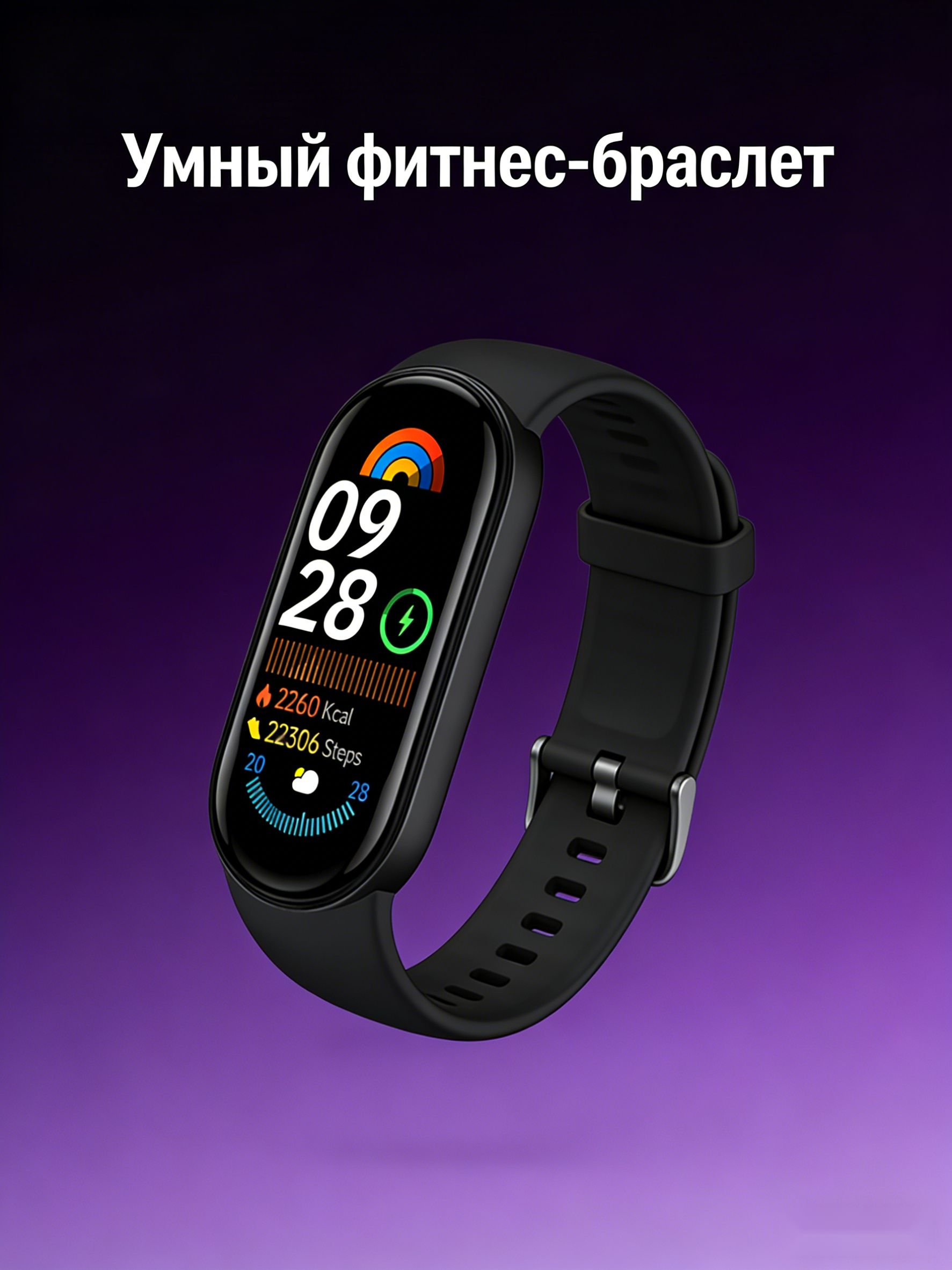 Фитнес-браслетSmartBand10Русскаяверсия1,72-дюймовыйAMOLED-дисплейMIBand10-3a722d39134f,черныйматовый