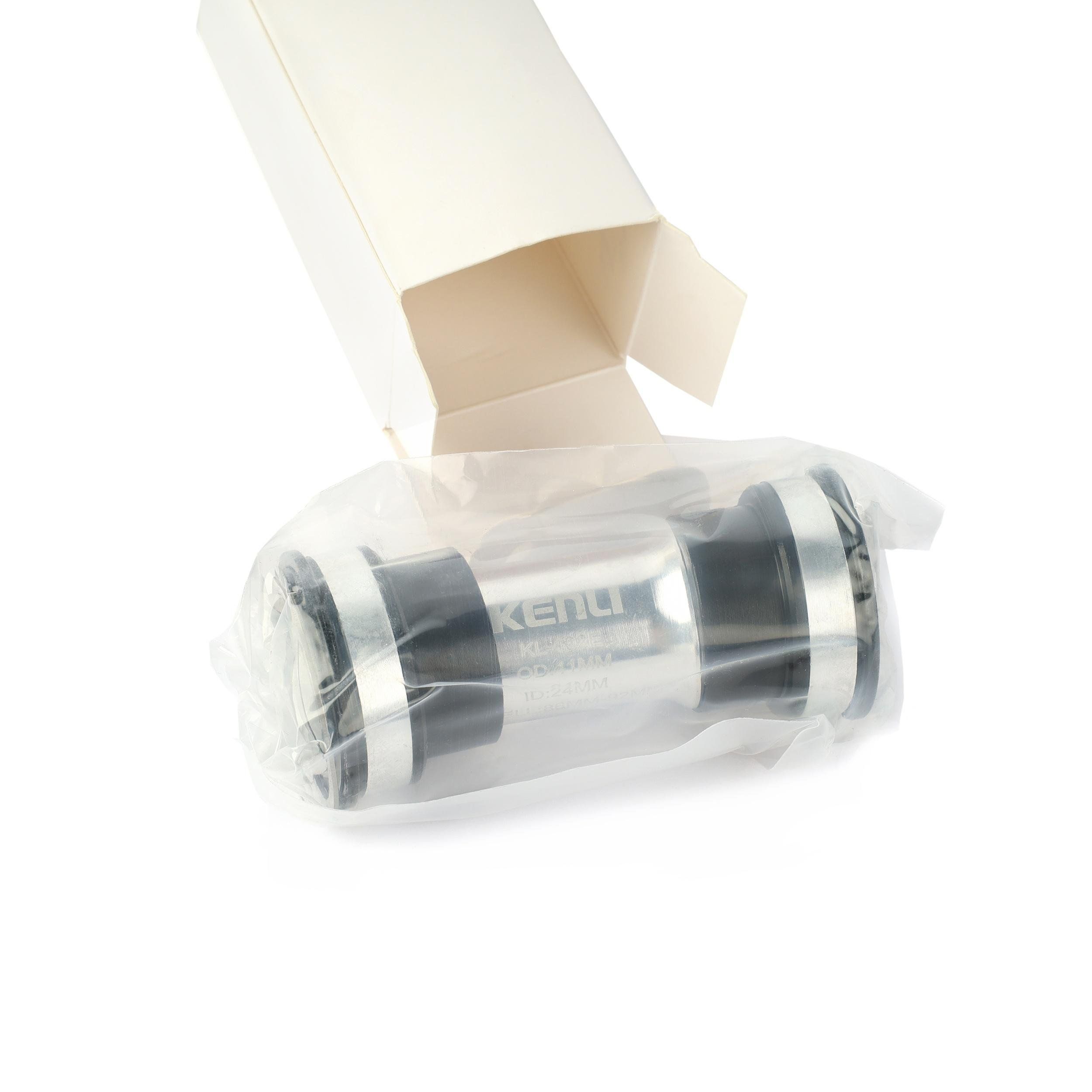 Каретка Press Fit KENLI KL-102E, 86/92 мм, под ось 24 мм, промподшипники, алюминий Каретка Press Fit KENLI KL-102E, 86/92 мм, под ось 24 мм, промподшипники, алюминий