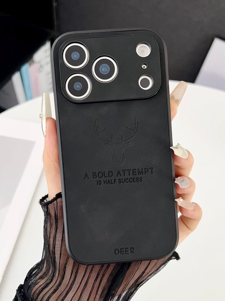 智能手机壳 用于 Apple iPhone 15 Pro Max, 热塑性聚氨酯, 黑色