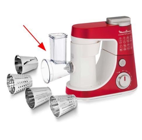 Корпус терок и толкатель комбайна Moulinex Masterchef Gourmet