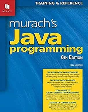 Murach's Java Programming #1