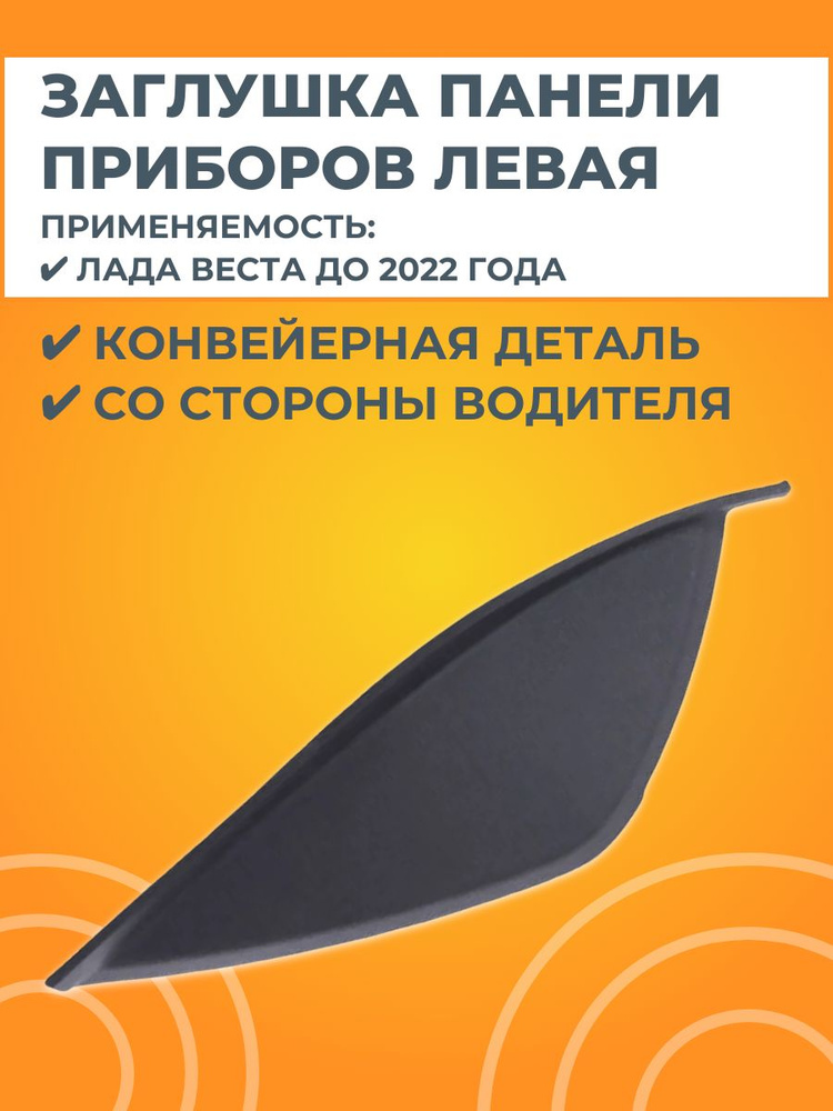 Заглушка панели приборов левая #1