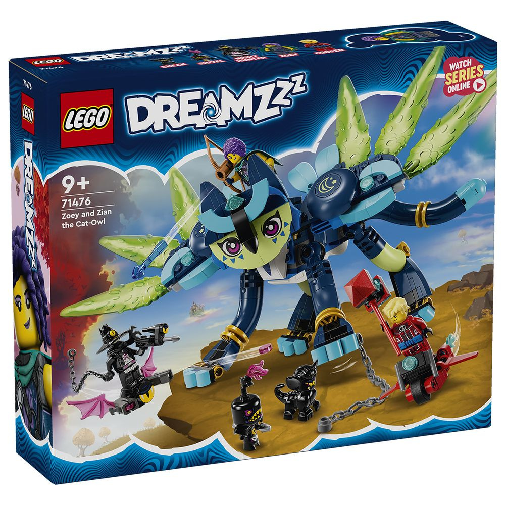 Конструктор LEGO DREAMZzz 71476 Зои и кот-сова Зиан - купить с доставкой по  выгодным ценам в интернет-магазине OZON (1409999998)