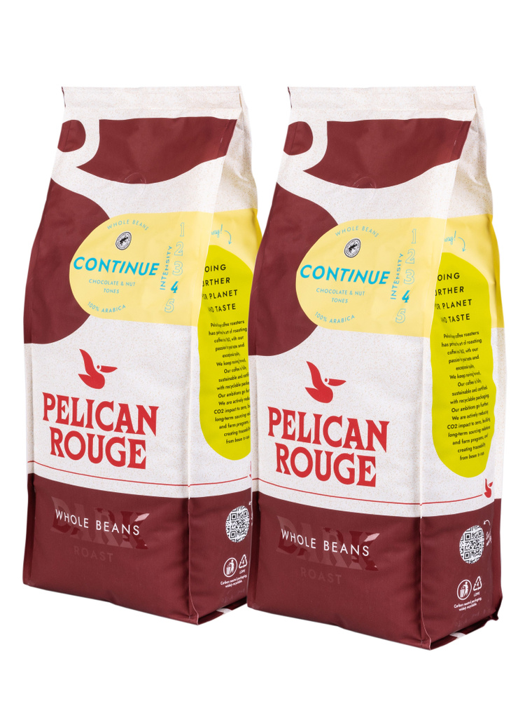 Кофе в зернах PELICAN ROUGE "CONTINUE", набор из 2 шт. по 1 кг #1