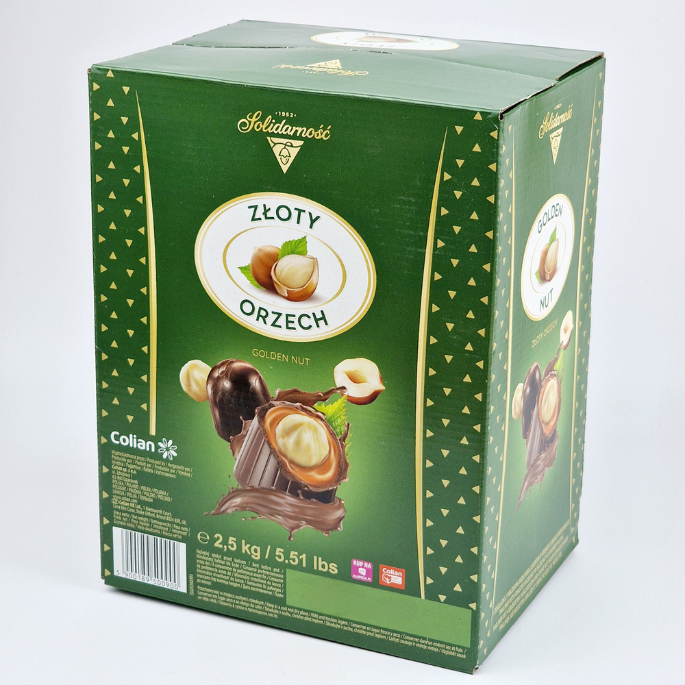 Конфеты Шоколадные Solidarnosc Золотой Орех 2,5 кг - купить с доставкой ...