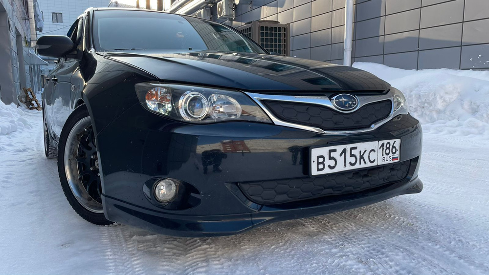 Утеплитель радиатора и бампера для Subaru Impreza (2007 -2011) III Субару Импреза  #1