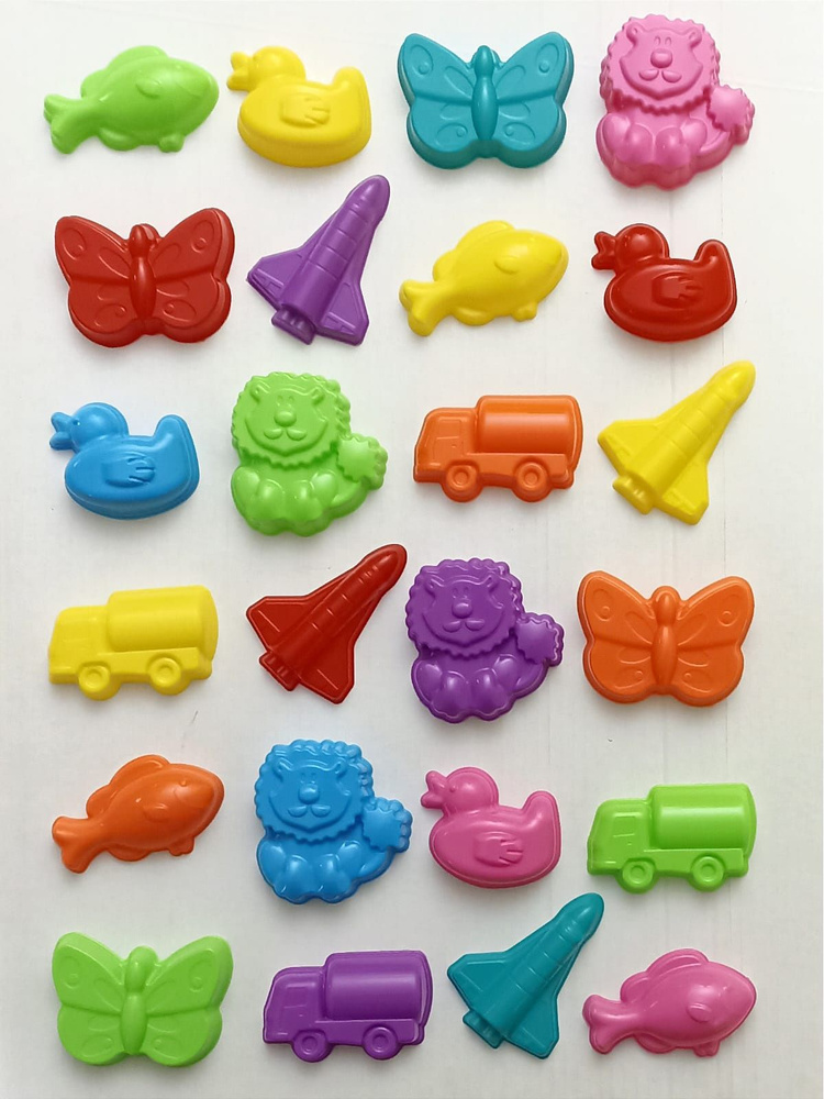 Формочки для песочницы набор 24штуки - купить с доставкой по выгодным ...