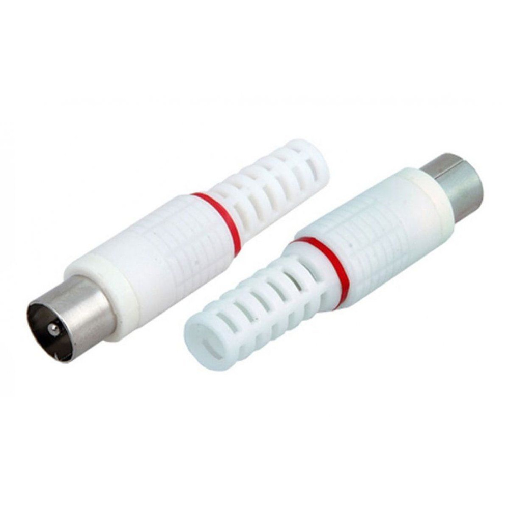 Антенный штекер пластиковый, вилка, прямой, белый, Pro Legend - купить ...