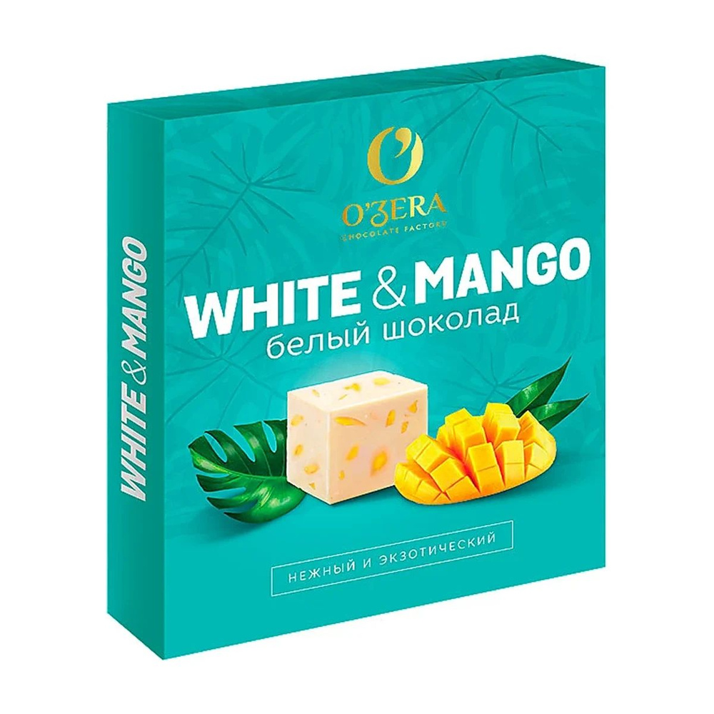 Шоколад белый White&Mango O'Zera, 90г #1