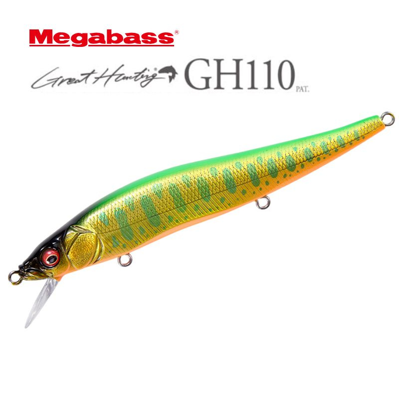 Воблер Megabass GH110 Vision Oneten LZ Lime Back Gold OB #1