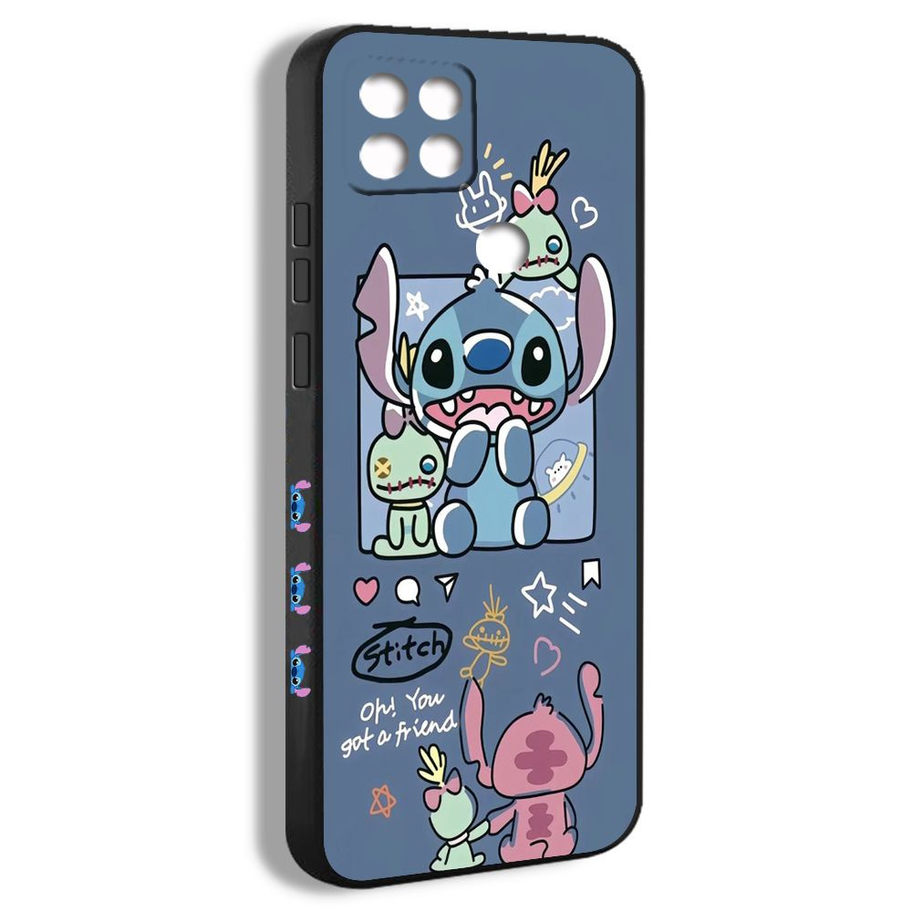 чехол для смартфона Подходит для Xiaomi Redmi 9C NFC Лило и Стич ...