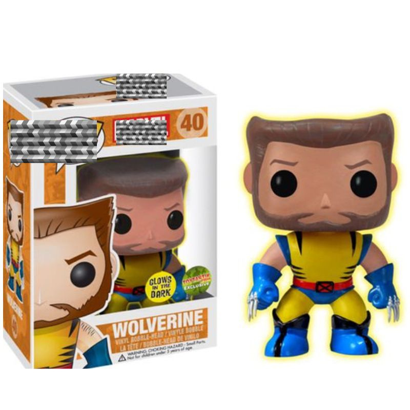 POP Marvel X-Men Светящаяся кукла ограниченного выпуска, модель игрушки ...