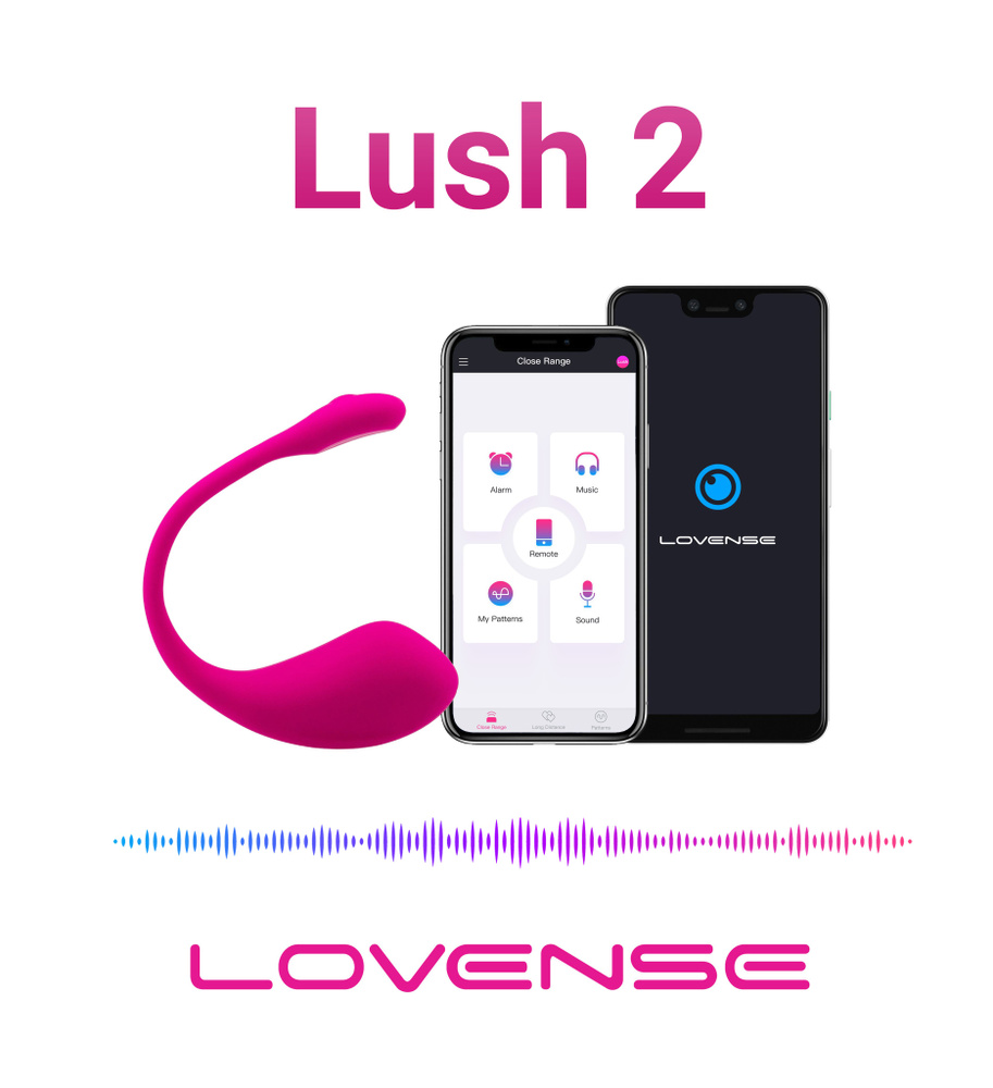 Lovense Lush 2 - виброяйцо с управлением смартфоном - купить с доставкой по  выгодным ценам в интернет-магазине OZON (954586443)