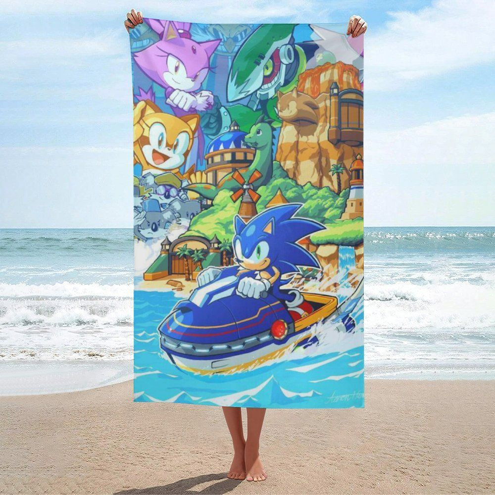 Sonic Полотенце для ванной, EVA, 80x130 см, разноцветный, 1 шт. #1