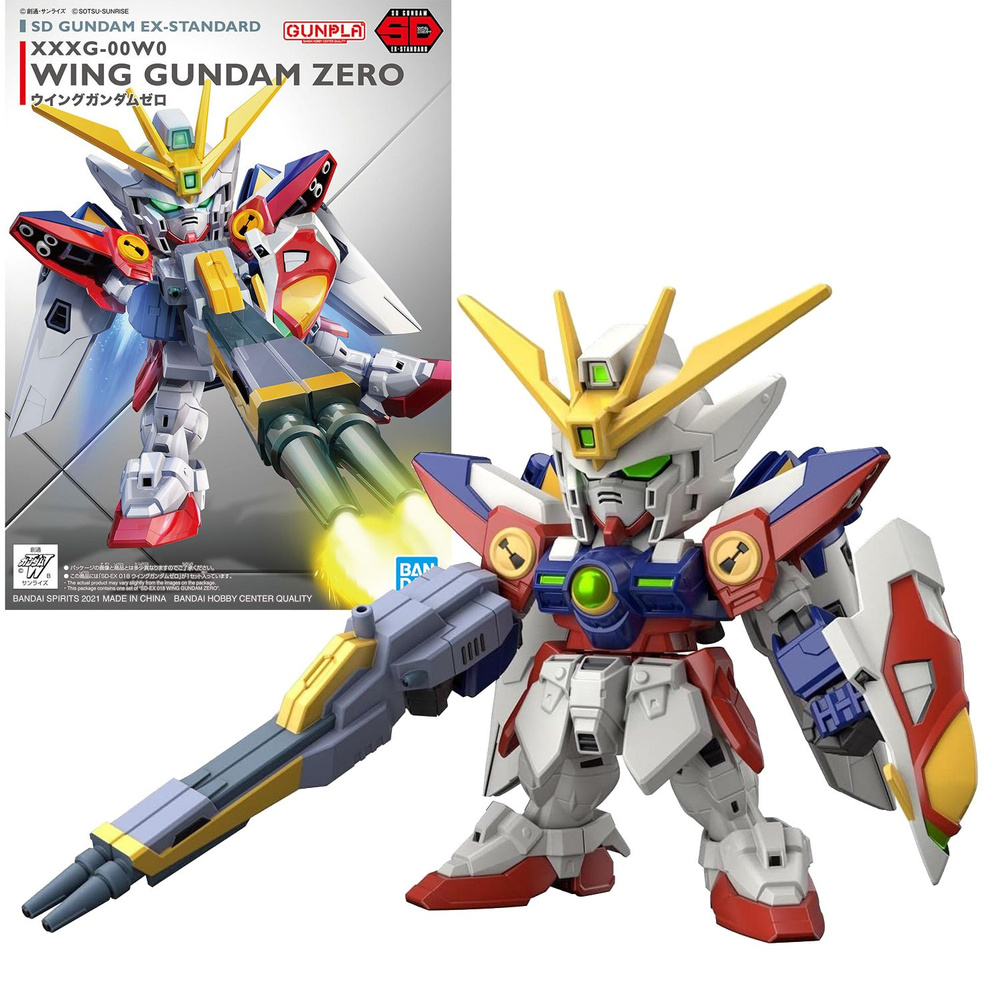 Фигурка Bandai Hobby SD Ex 04 Wing Gundam Zero, Gunpla 8cm #1