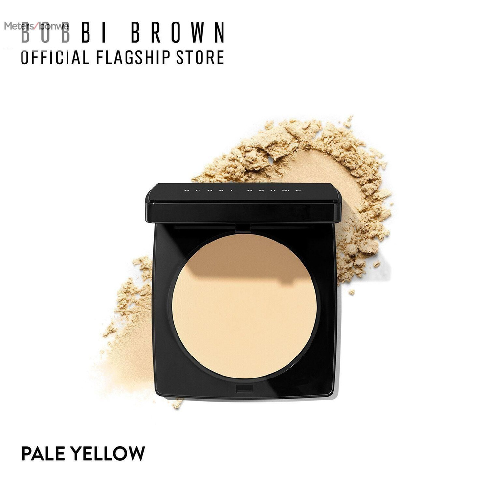 Bobbi Brown Компактная пудра для устранения нежелательного блеска PALE YELLOW  #1