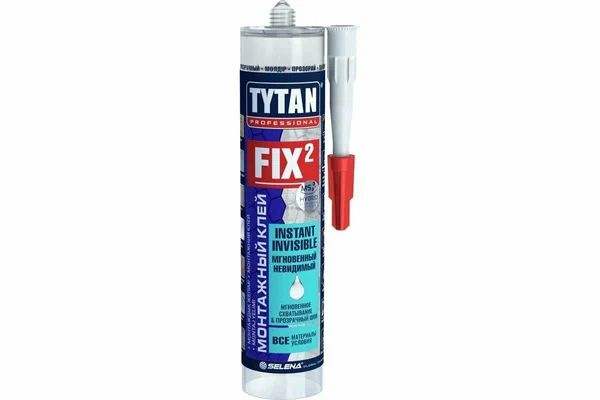 Монтажный клей Tytan PROFESSIONAL Fix2 Instant Invisible мгновенный, невидимый  #1