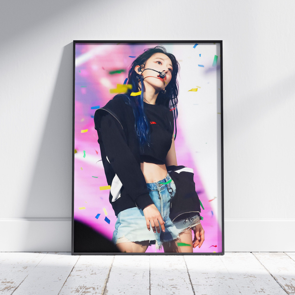 Плакат на стену для интерьера LE SSERAFIM (Сакура - Sakura 24) - Постер по K-POP музыке формата А4 (21x30 #1