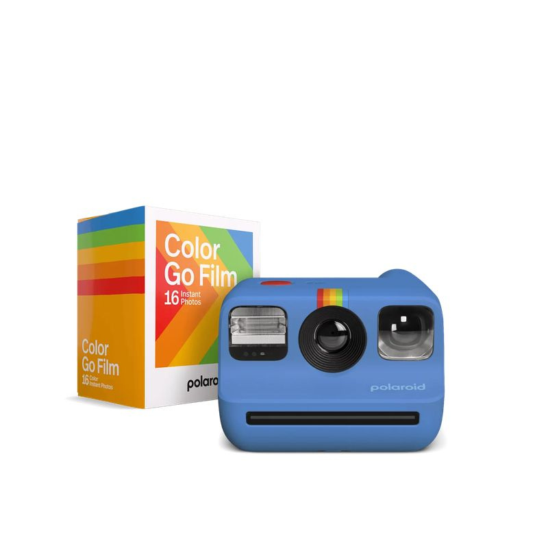 Камера моментальной печати Polaroid Go Generation 2, синяя, с бумагой  #1