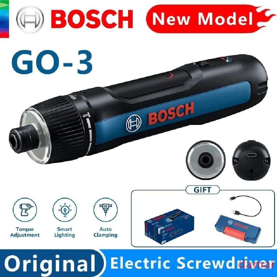 Bosch Go 3 LED электрическая отвертка аккумуляторная аккумуляторная дрель  ударная отвертка многофункциональные домашние электроинструменты damai -  купить по низкой цене в интернет-магазине OZON (1561920023)