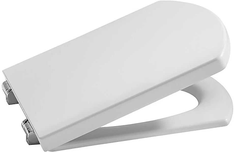 Сиденье с крышкой с механизмом плавное закрывание для унитаза Roca Hall ...