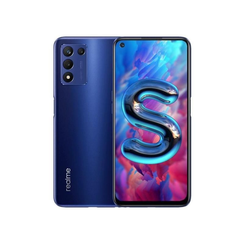 realme Смартфон realme Q3sРусский язык, Google, игровой рынок 8/256 ГБ, синий  #1