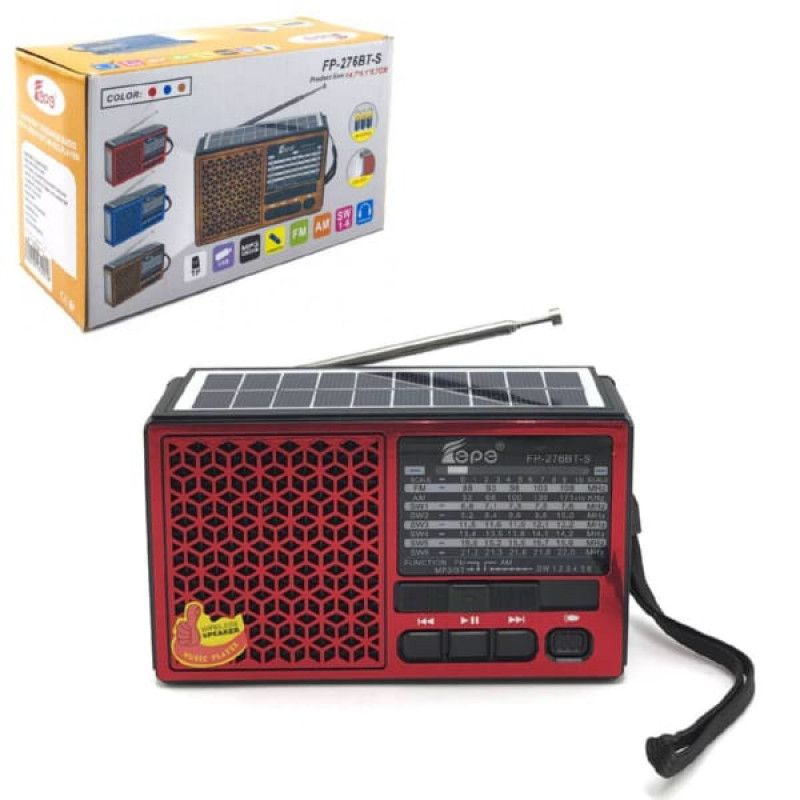 Акустическая система Радиоприемник портативный FM, microSD, USB, AUX ...