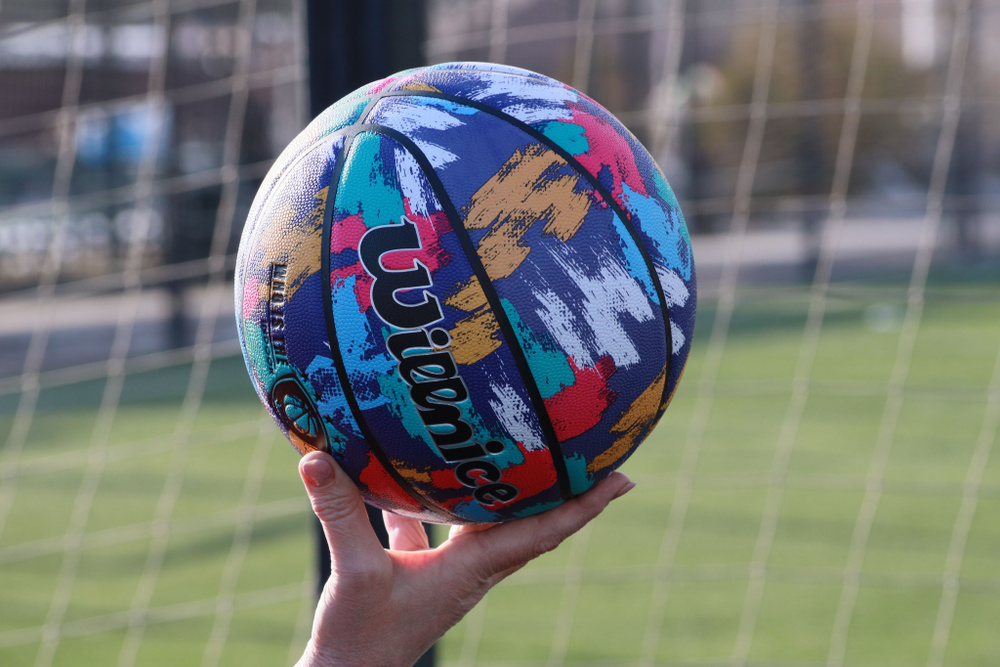 Мяч баскетбольный Мяч для игры, 7 размер, разноцветный купить по ...