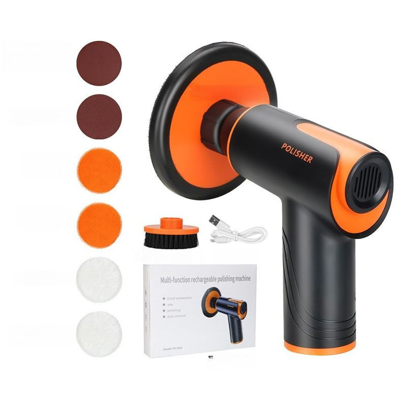 Полировальная машина для автомобиля, 100W эксцентриковая Шлифмашинка ...