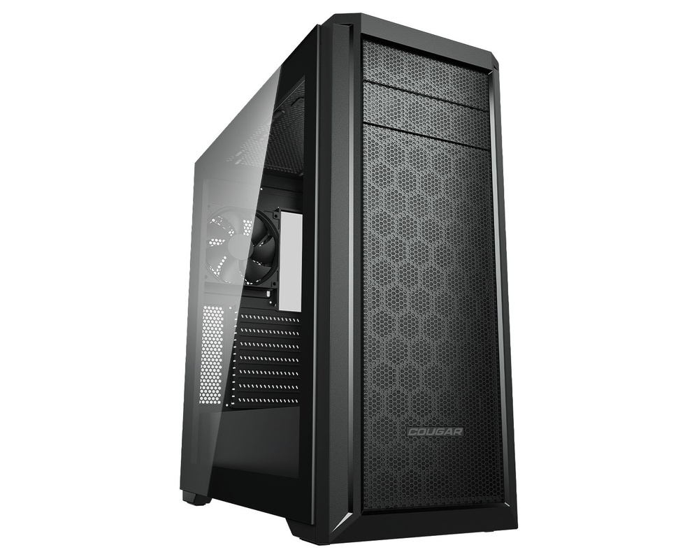 Корпус Cougar MX330-G Pro черный - купить с доставкой по выгодным ценам ...