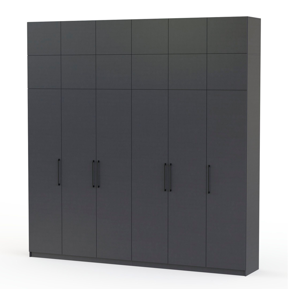 Шкаф распашной BestMebel Остин Нео 11, 215x55x250 см - купить по ...