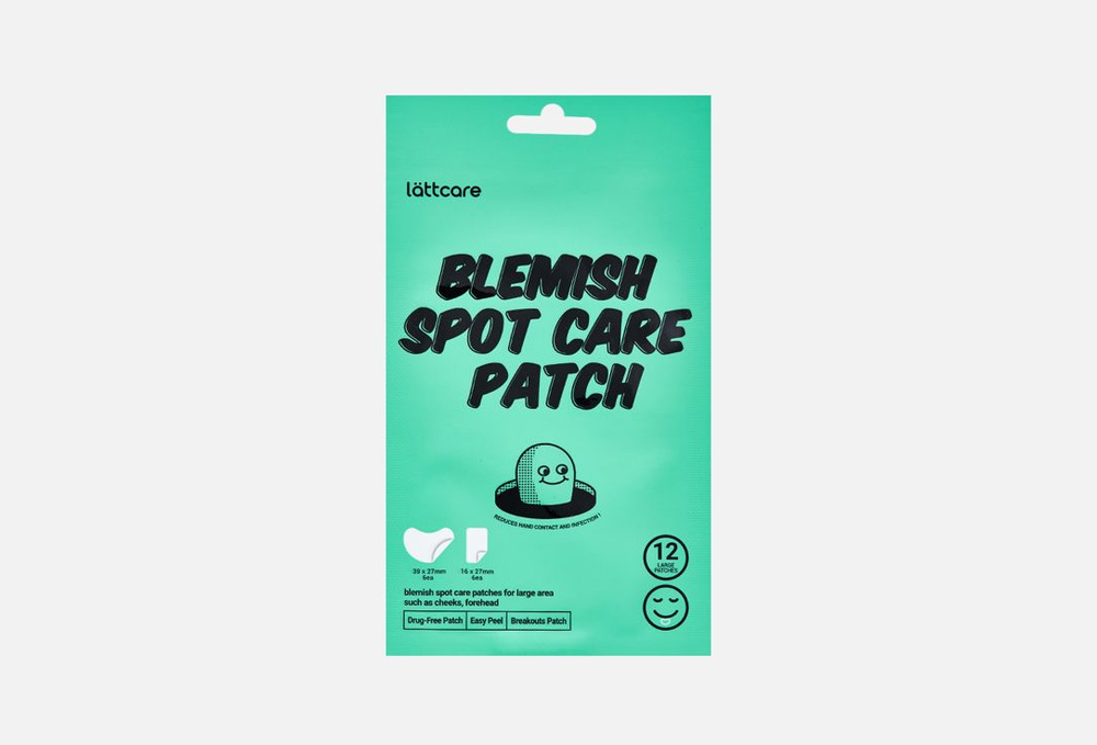 Lattcare Патчи точечные от воспалений Blemish Spot Care Patch, 12 шт. #1