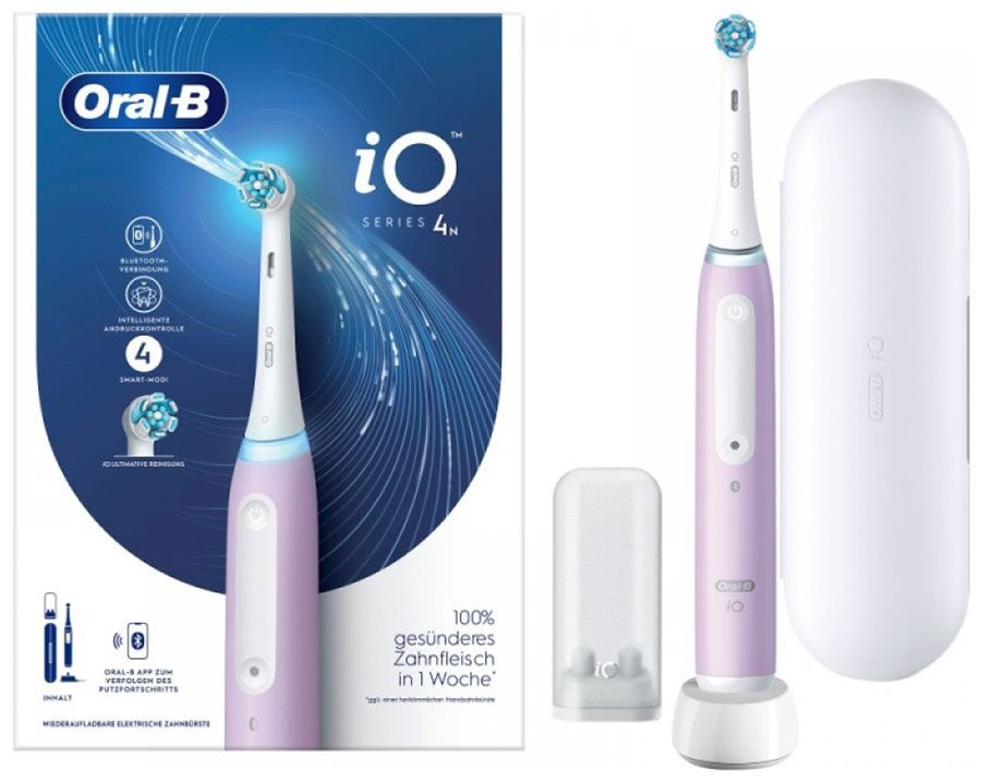 Электрическая зубная щетка BRAUN Oral-B iO4, лавандовая #1