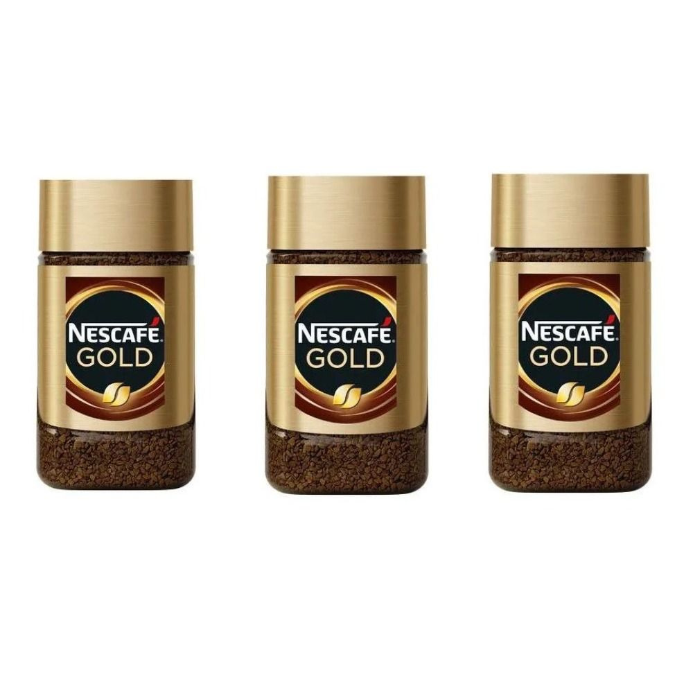 NESCAFE Кофе растворимый, Gold, 47,5 гр. - 3 шт #1