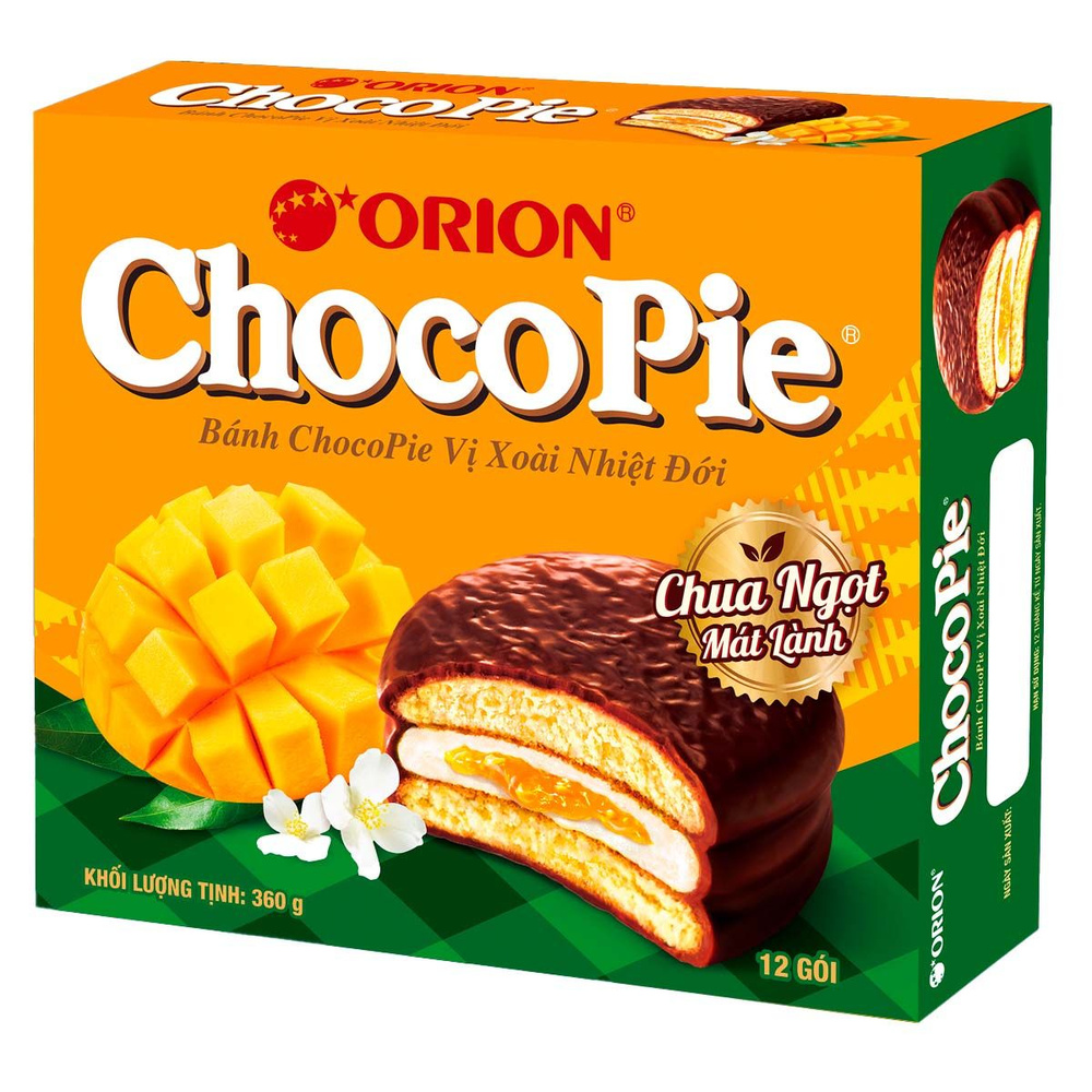 Orion Choco pie Пирожное Тропический манго, 360 г, (Вьетнам) #1