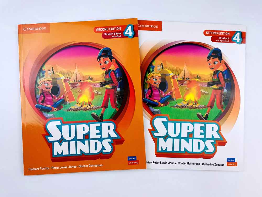 Набор Super Minds 4 (second edition) Students book with DVD+