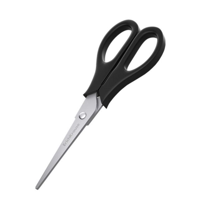 Ножницы ERICH KRAUSE "Standard" 170мм, черные, 14861 #1